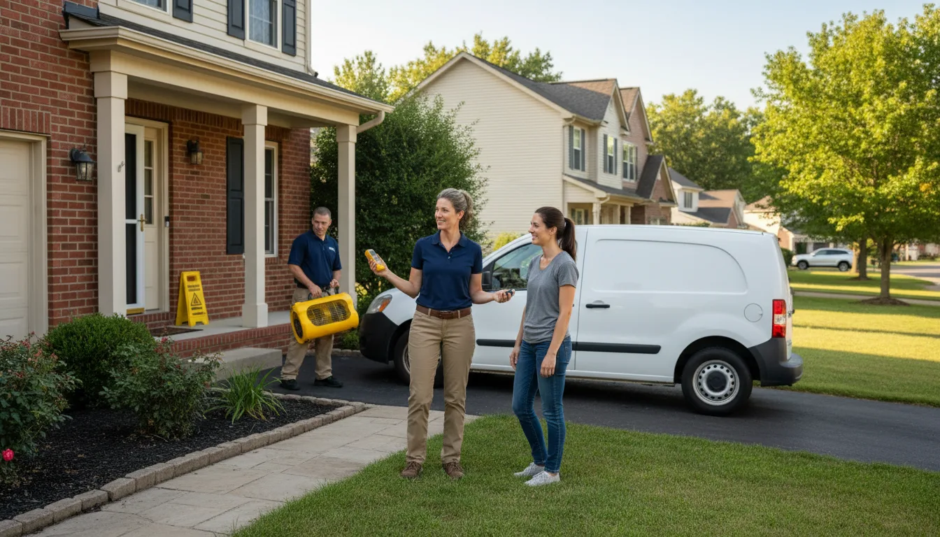 Residential water damage restoration in Milwaukie, OR